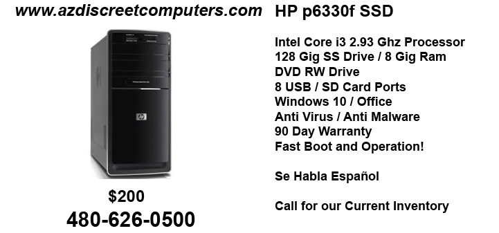 HP p6330f SSD